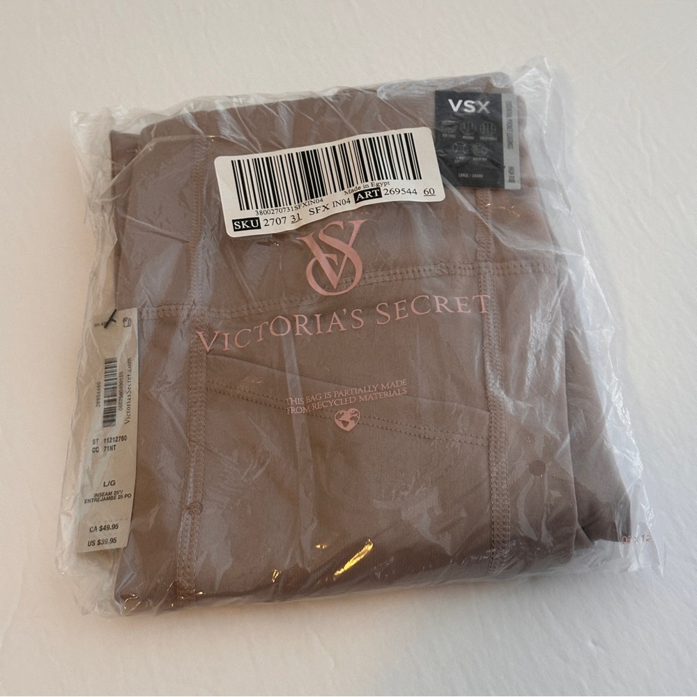 New Victoria's Secret VSX Essential High Rise Pocket Leggings Large